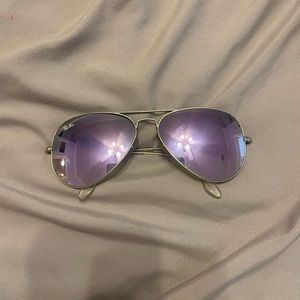 Ray-Ban aviators purple